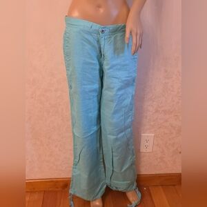 H&M Turquoise Wide Leg Pants